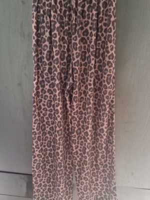 Karavan animal print pants with elastic waist