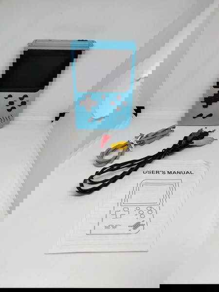 Παιχνιδομηχανη Ρετρο Gameboy Style - 500 Παιχνιδια Σε 1 - Γαλαζιο