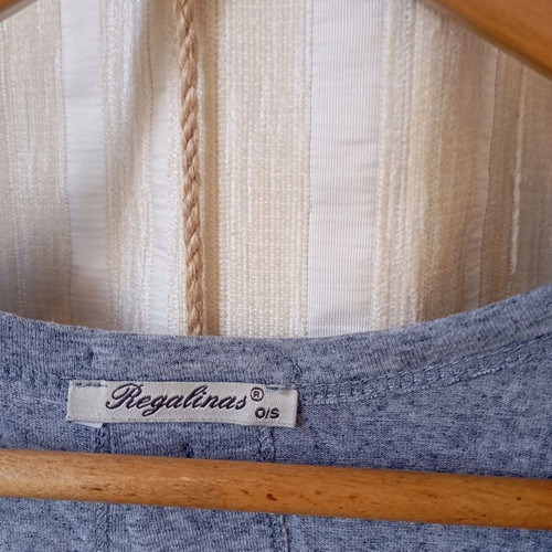 Regalinas blouse like new, grey, one size