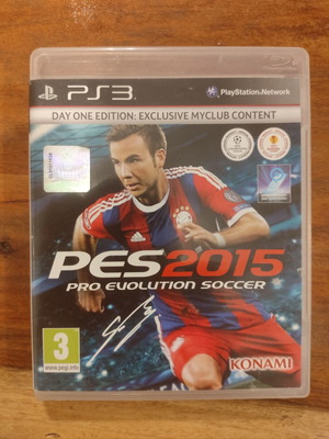 PES 2015 PlayStation 3 game like new