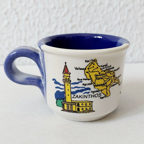 Vintage coffee cup souvenir Zakynthos like new