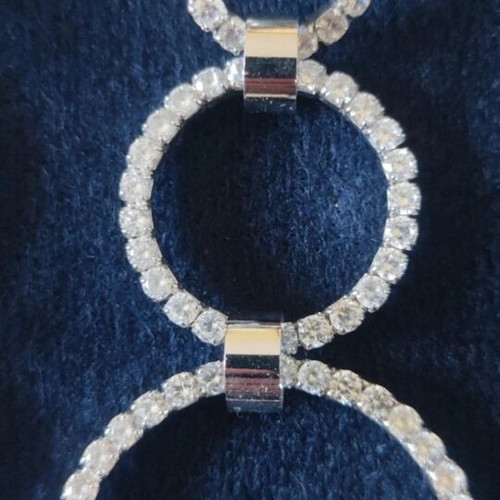 Silver earrings like new