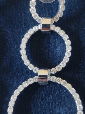 Silver earrings like new
