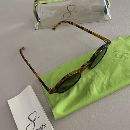 Essequadro Eyewear handmade sunglasses used, brown