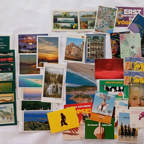 Various postcards like new, all together