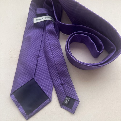 Oxford Company tie, purple