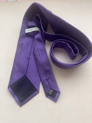 Oxford Company tie, purple