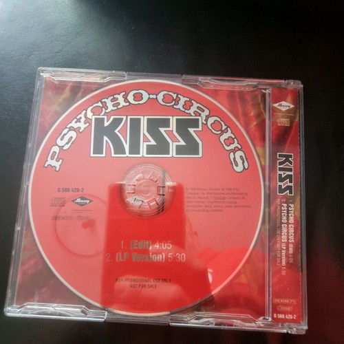 KISS Psycho Circus promo single like new, rock