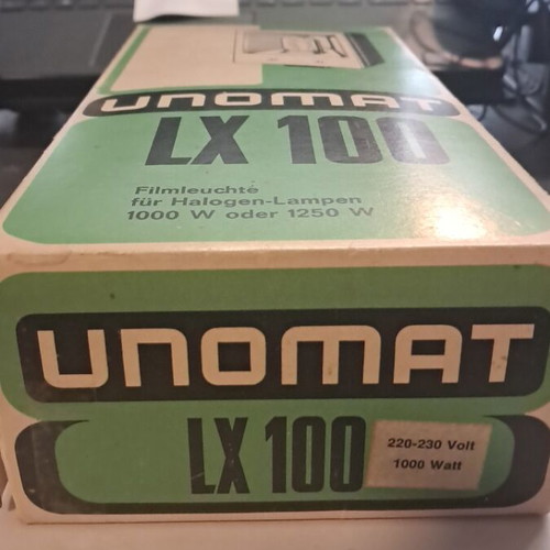 Unomat LX100 halogen light used, good condition