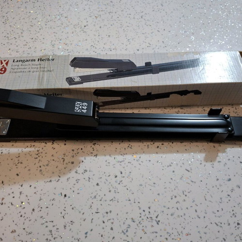 SAX 449 stapler new, steel desktop model