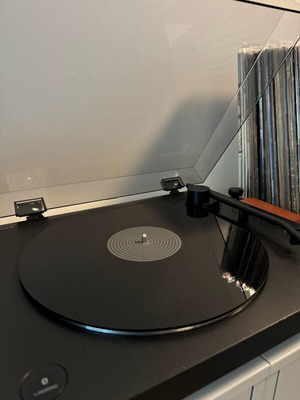 Acrylic Slipmat 12” μαύρο glossy 3mm για πικάπ σαν καινούργιο