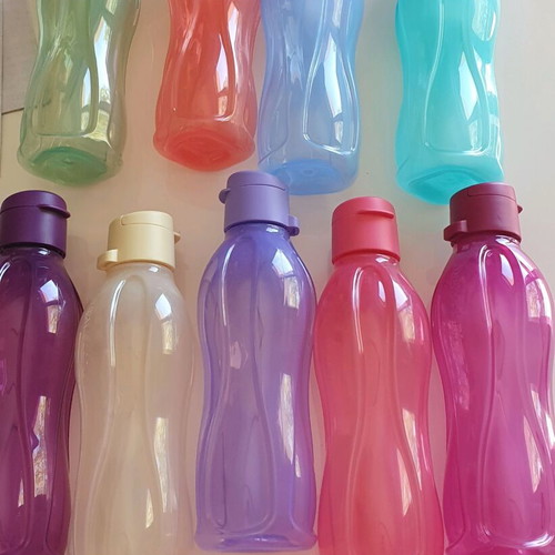 Tupperware water bottles 500 ml, pack of 2, assorted colors