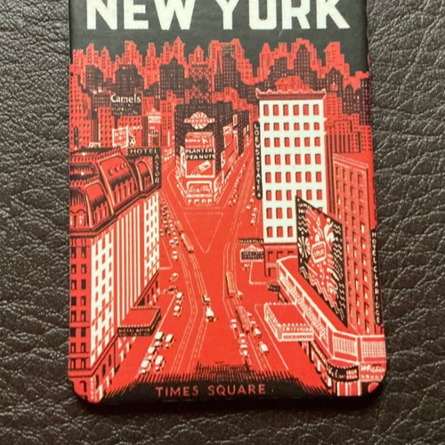 New York fridge magnet new, retro style