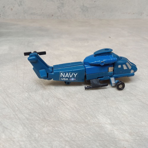 Transformers Navy Bandai 1985 Vintage Helicopter Toy used