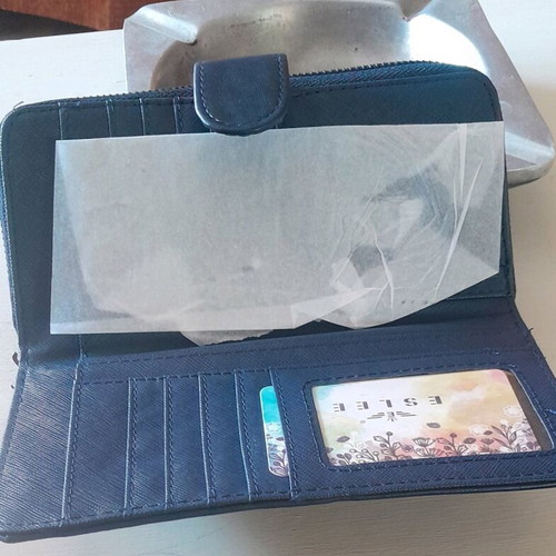 Women's wallet new blue