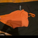 Zara one-piece swimsuit like new, size small, orange