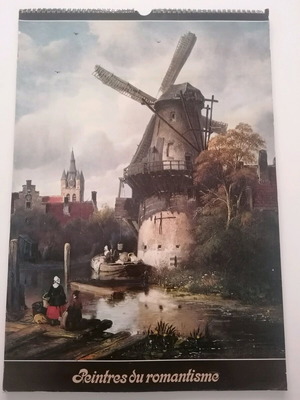 Vaka art calendar 1976 used, painters of romanticism