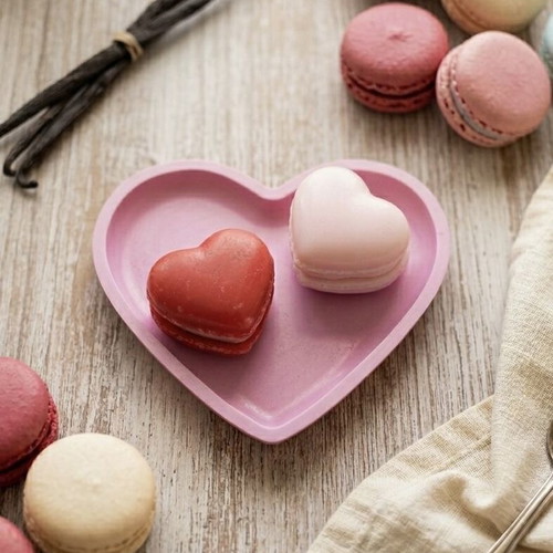 Handmade Wax Melts Macaron Hearts Strawberry Vanilla Luxury new
