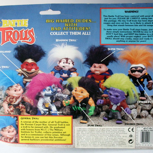 Battle Trolls General Troll figure Hasbro sealed vintage 1993 new