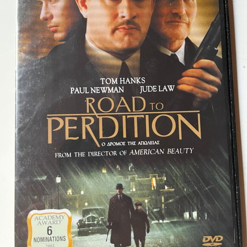 Road to Perdition DVD used with subtitles, action drama thriller