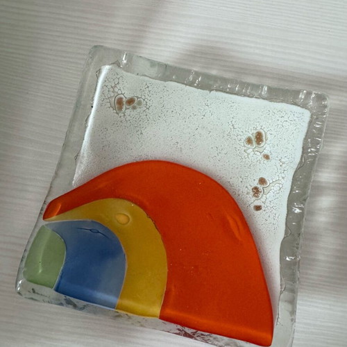 Murano decorative glass plates set new