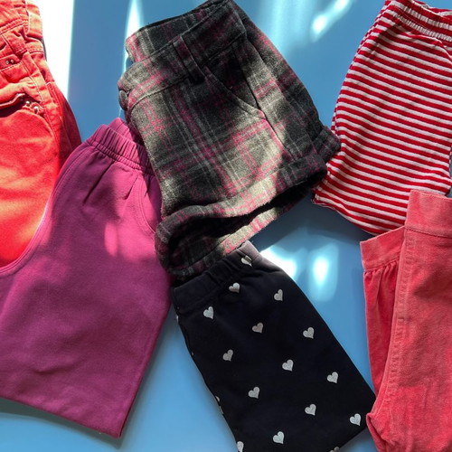 Pack of 11 girls' clothes, size 98-110 cm, 3-5 years