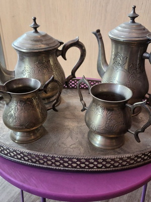 Vintage tea set Victorian era 5 pieces like new