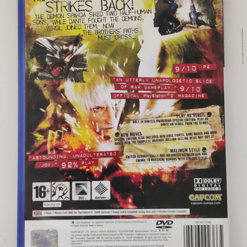 Devil May Cry 3 Special Edition PS2 game used, complete