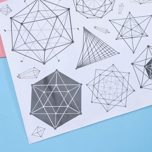 Wall Sticker Geometric new 89 x 60 cm