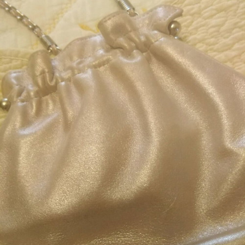 Bournazos handbag like new, soft pink color