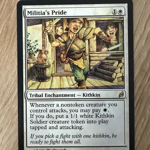 Militia’s Pride MTG card Lorwyn 2007 single rare