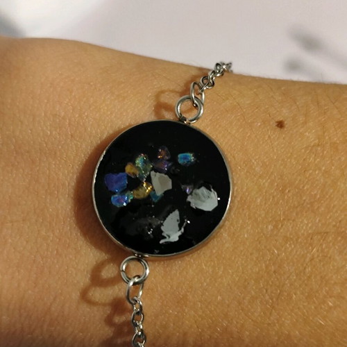 Fragments bracelet new with stainless steel chain and crystals