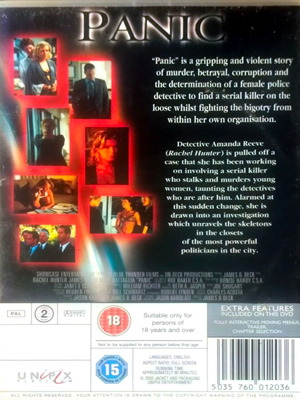 Panic θρίλερ DVD ταινία με James Russo και Rachel Hunter