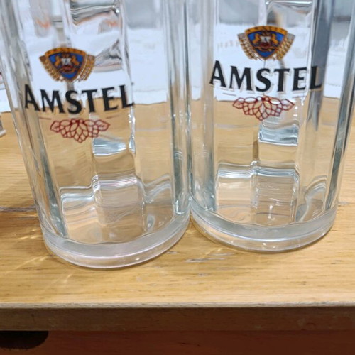 Beer glasses like new, set of 2 pieces 0.5 l