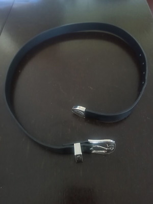 Women's belts used, pack of 3, size 80, black and white