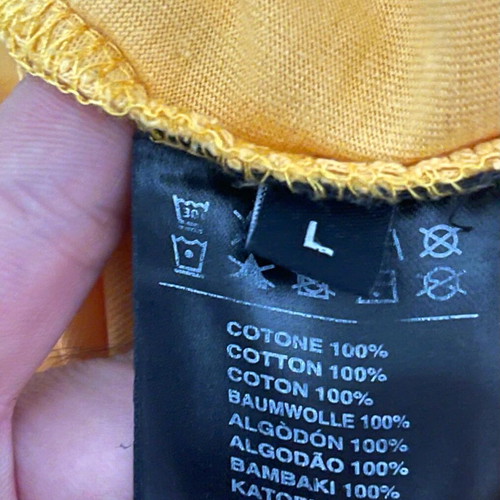 John Richmond T-shirt Large like new, yellow