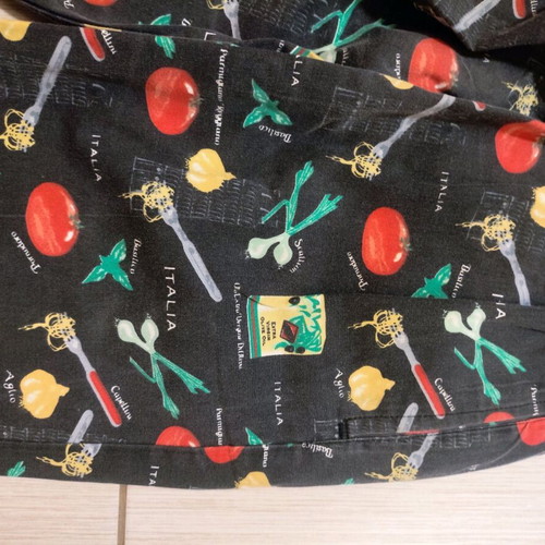 Chef pants used with cooking designs size small black
