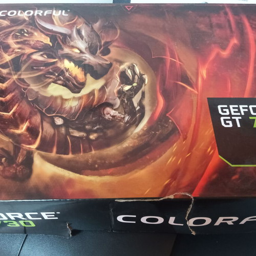 Colorful GT 730K Platinum Edition 2GB DDR5 graphics card like new