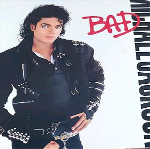 Michael Jackson, Bad, 1987, με ένθετο, μοναδικό βινυλιο