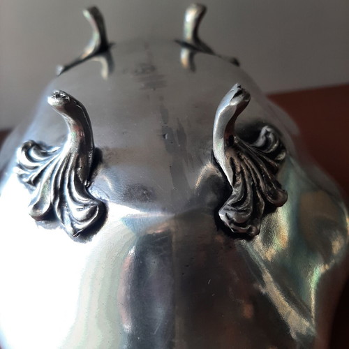 Pewter Antique Vessel with Angel Touchmark, Like New