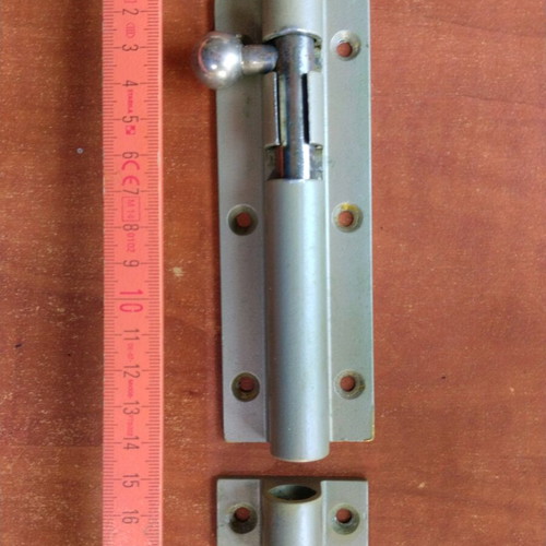 Metal sliding door bolt heavy-duty used