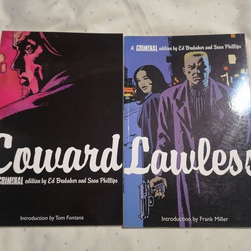 Criminal comic like new, pack of 4 volumes, Titan Comics, English