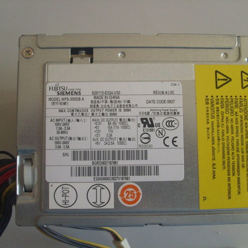 Fujitsu-Siemens PSU ATX 300W used power supply unit