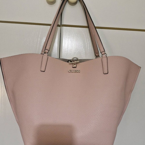 Guess shoulder bag used pink reversible