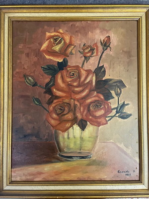 Oil painting on canvas Krionidis 1967 like new