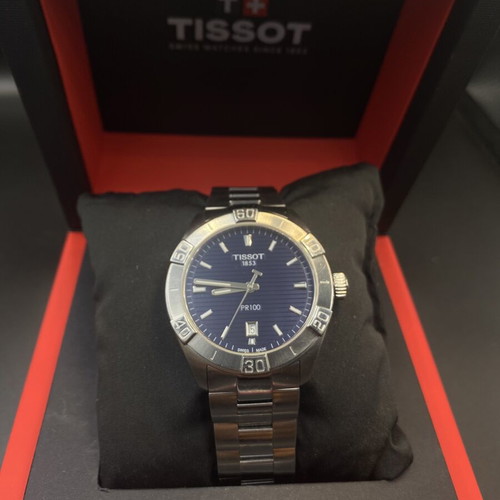 Tissot PR 100 Sport Gent watch, blue dial