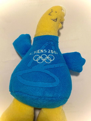 Phoebus plush doll used, Athens 2004 Olympic Games mascot