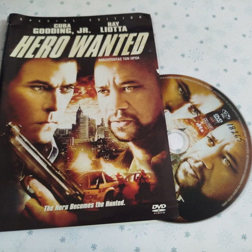 Hero Wanted DVD used with Greek subtitles