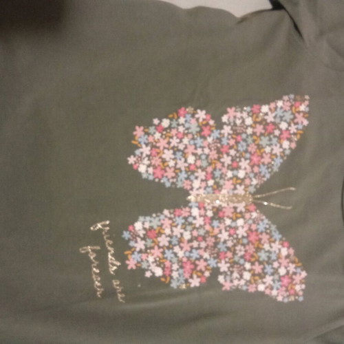 H & M khaki blouse used for 2-4 years old