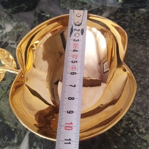 Vintage gold plated decorative bowls set 24K